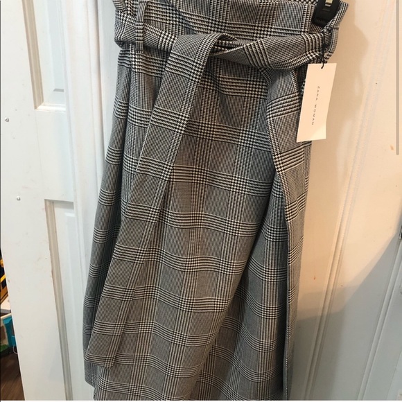 Zara checkered plaid midi skirt - Picture 2 of 4